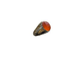 انگشتر نقره 925 عیار مردانه طرح شمایل کد HOSS06