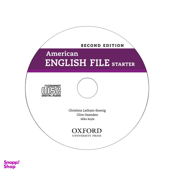 کتاب American English File Starter 2nd اثر جمعی از نویسندگان انتشارات آکسفورد به همراه سی دی