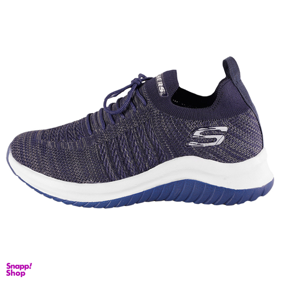 کتانی پیاده روی کشی طرح اسکچرز کد 2024 رنگ سرمه ای