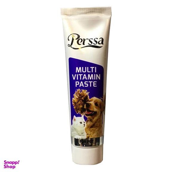 مکمل مولتی ویتامین سگ و گربه پرسا وزن 100 گرم