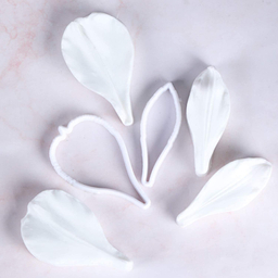 ست کاتر و وینر فوندانت به گز مدل گل آلسترومریا مجموعه 6 عددی