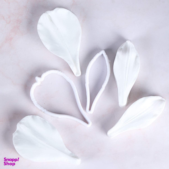 ست کاتر و وینر فوندانت به گز مدل گل آلسترومریا مجموعه 6 عددی