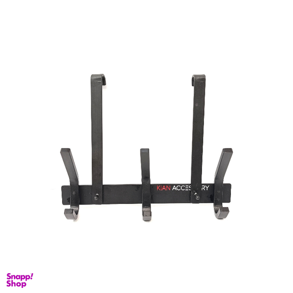 آویز لباس کیان اکسسوری مدل پشت دری سه شاخ کد ql003