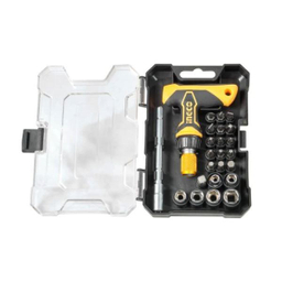 پیچ گوشتی و سری پیچ گوشتی و بکس اینکو کد HKSDB0188 بسته 24 عددی