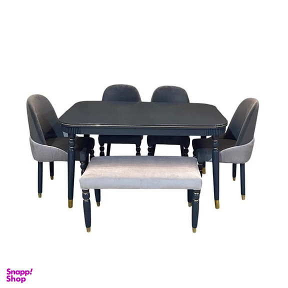 میز و صندلی ناهارخوری شش نفره گالری والریان مدل M-CH-106
