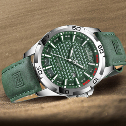 ساعت مچی عقربه ای مردانه نیوی فورس مدل تقویم دار بند جیر کد NF8023-S/GN