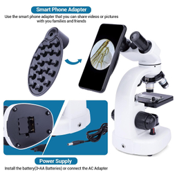میکروسکوپ دوچشمی مدل Binocular 1000X به همراه کیف حمل