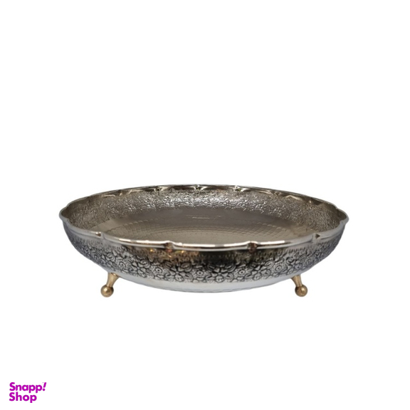 میوه خوری مسی مدل قلم زنی کروم کد 1023-0175