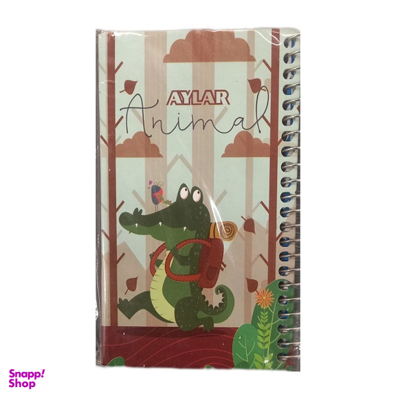 دفترچه یادداشت 60 برگ آیلار کد 226 طرح حیوانات