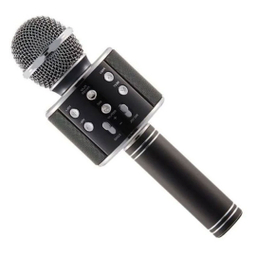 میکروفن بلوتوثی اسپیکر دار مشکی مدل ws-858