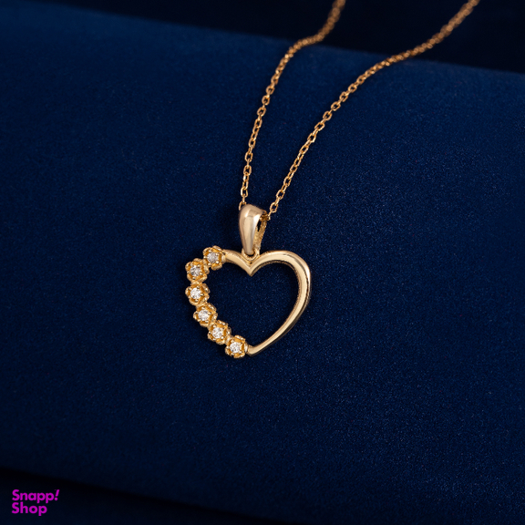 گردنبند طلا 18 عیار زنانه جواهری سون کد 5690