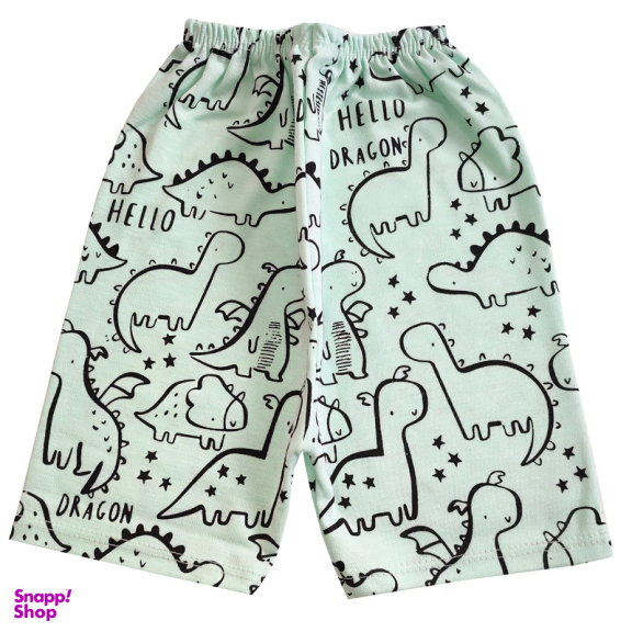 ست تیشرت و شلوارک نوزادی مدل هلی کوپتر کد 3960 رنگ سبز