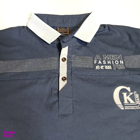 تیشرت مردانه مدل CK کد 0023 رنگ طوسی