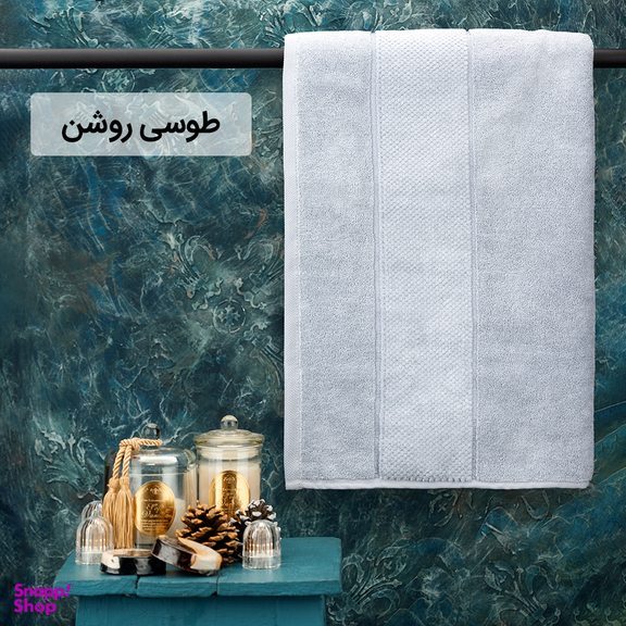 حوله حمام هیرو طرح ماکرو سایز 100×150 سانتی متر