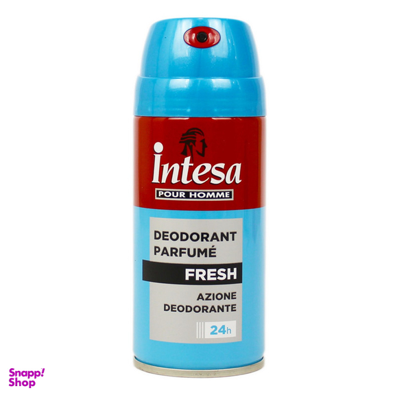 اسپری بدن مردانه اینتسا مدل Deodorant fresh 24h حجم 150 میلی لیتر