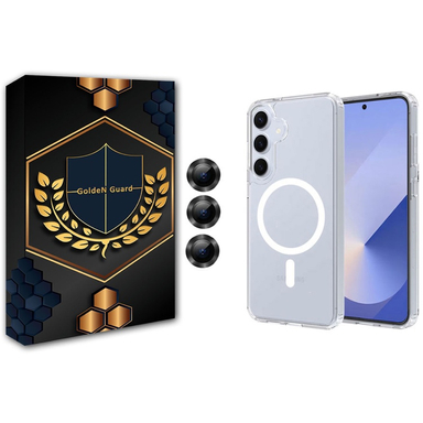 کاور گوشی موبایل گلدن گارد مدل Magsafe_A17 مناسب سامسونگ Galaxy A17 به همراه محافظ لنز دوربین