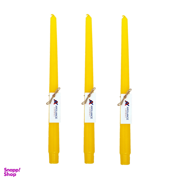 شمع آرولنس طرح قلمی مدل L30 بسته 3 عددی