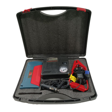 کمپرسور و جامپ استارت باس مدل 20000mAH مجموعه 7 عددی