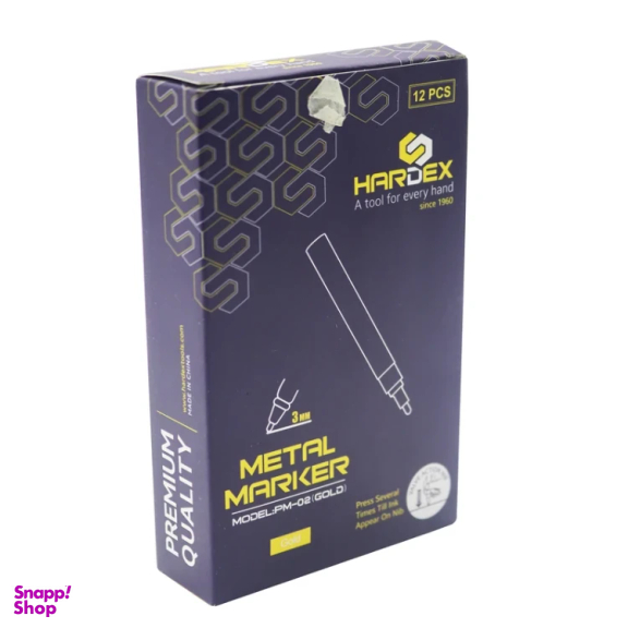 ماژیک هاردکس مدل 3mm مجموعه 12 عددی