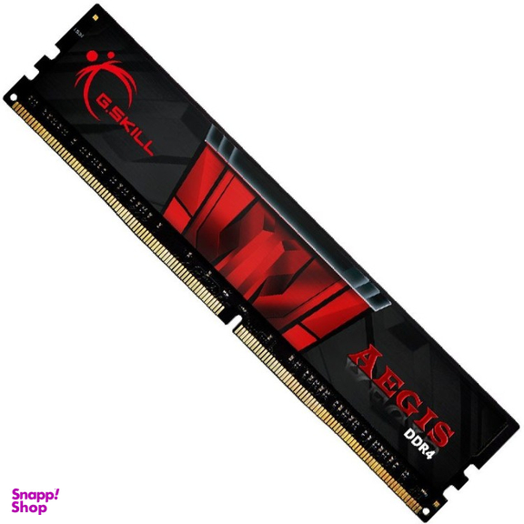 رم دسکتاپ DDR4 تک کاناله 2400 مگاهرتز CL17 جی اسکیل مدل Aegis ظرفیت 16 گیگابایت