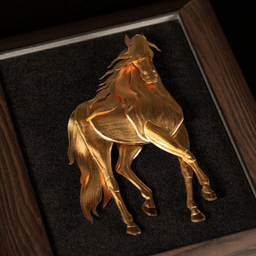 تابلو ورق طلا الون طرح تارا