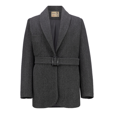 پالتو زنانه السانا مدل نیلفام کد 237771 رنگ خاکستری