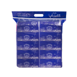 دستمال کاغذی 100 برگ کلین آپ مدل قاصدک بسته 10 عددی