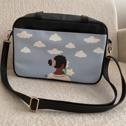 ست ساک ورزشی و کیف آرایشی مدل دختر ابری مجموعه 4 عددی