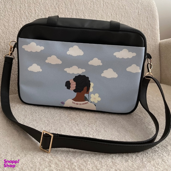 ست ساک ورزشی و کیف آرایشی مدل دختر ابری مجموعه 4 عددی