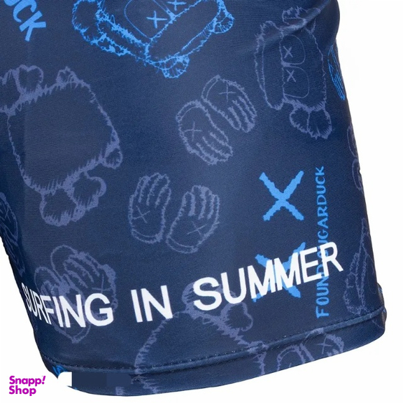 مایو شنا مردانه مدل Clear Water Bay-2208 HMK رنگ سرمه ای