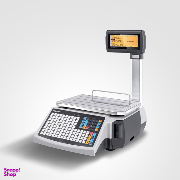 ترازو فروشگاهی لیبل پرینتر رادین مدل MKII RFID 40KG