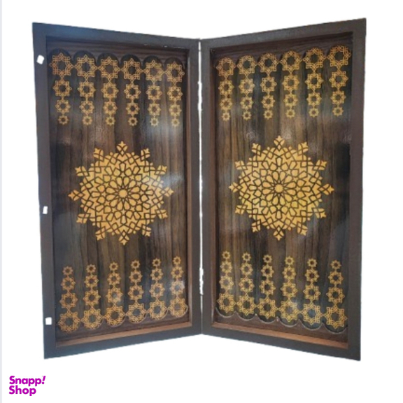 تخته و شطرنج طرح چوب کد 015