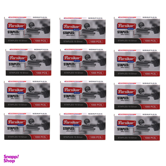 سوزن منگنه پارسیکار کد Jm1210s سایز 10 بسته 12000 عددی