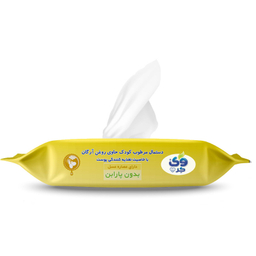 دستمال مرطوب کودک وی کر مدل عصاره عسل و روغن آرگان بسته 20 عددی