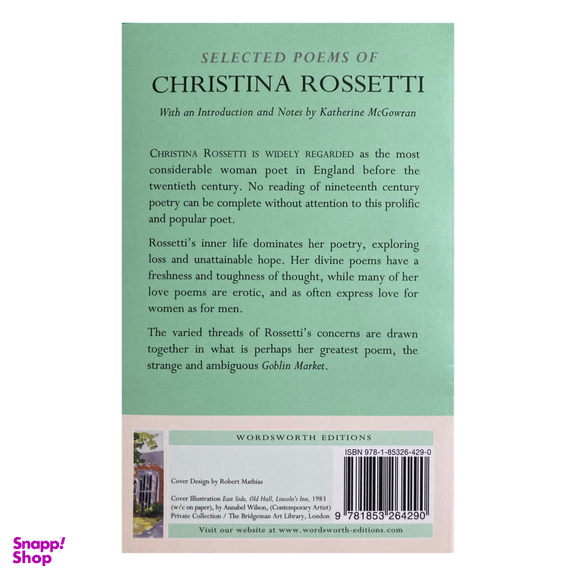 کتاب منتخب اشعار کریستینا روزتی انتشارات وردز ورث ادیشن