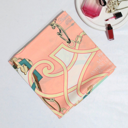 روسری زنانه آنالیا مدل ابریشم دور دست دوز کد 6057