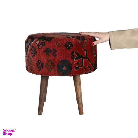مبل پاف مدل دستبافت طرح Vintage کد 1050