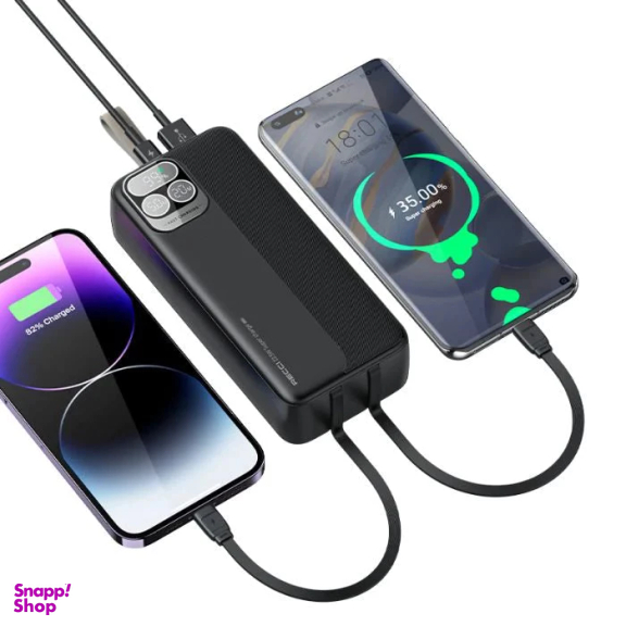 پاوربانک رسی مدل RPB-P38 ظرفیت 30000 میلی آمپر ساعت