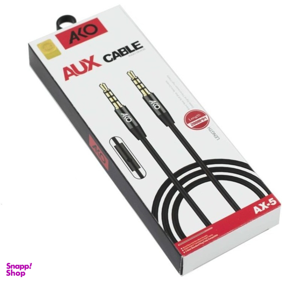 کابل AUX Jack 3.5mm آکو مدل AX-5 طول 1 متر