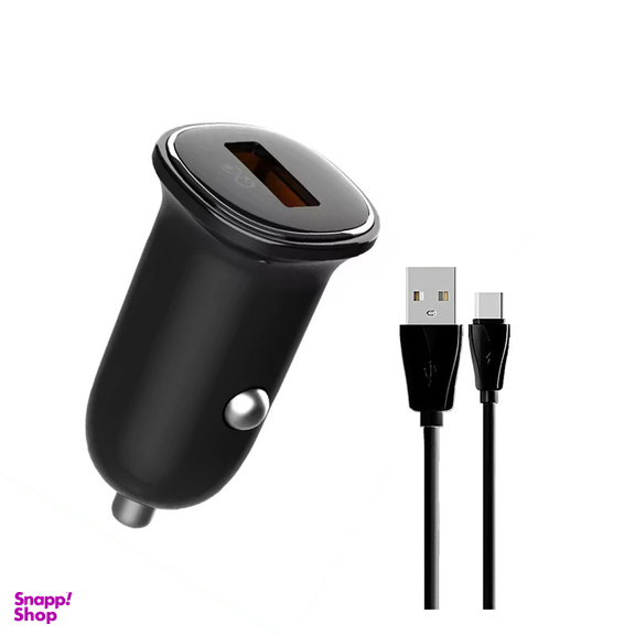 شارژر فندکی 30 وات الدینیو مدل C105 به همراه کابل USB-C