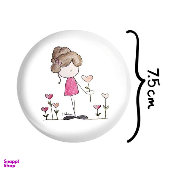 آینه جیبی خندالو مدل دخترونه کد 5926