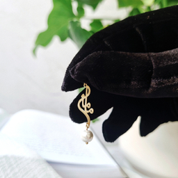 آویز گردنبند طلا 18 عیار زنانه گوزن مدل مامان کد KHT57