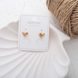 گوشواره زنانه ژوپینگ مدل قلب کد E5457