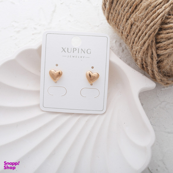 گوشواره زنانه ژوپینگ مدل قلب کد E5457