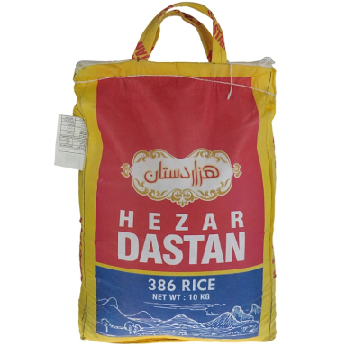 برنج پاکستانی هزاردستان وزن 10 کیلوگرم