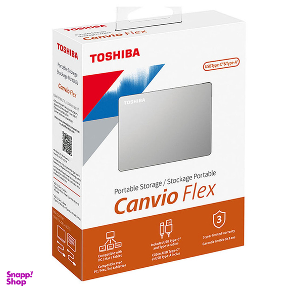 هارد دیسک اکسترنال توشیبا مدل Canvio Flex ظرفیت 4TB