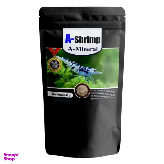 افزودنی آب میگو ای شریمپ مدل A-Mineral حجم 40 میلی لیتر