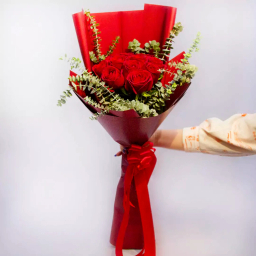 دسته گل رز طبیعی کد 23843