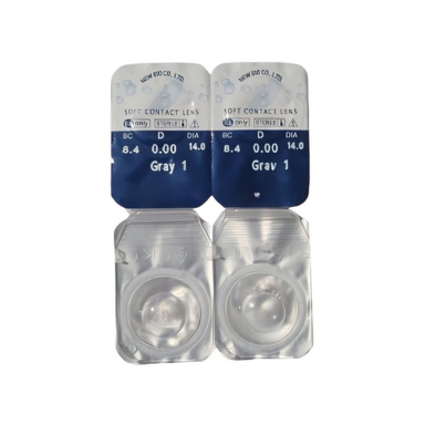 لنز چشم سالیانه نیوویژن رنگ Gray 1 شماره 1