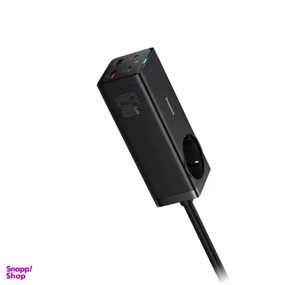 شارژر رومیزی 5 پورت بیسوس مدل GaN3 Pro 65W